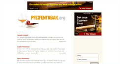 Desktop Screenshot of pfeifentabak.org