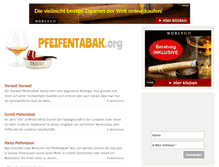 Tablet Screenshot of pfeifentabak.org